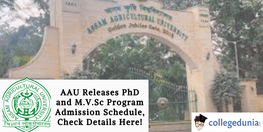 AAU PhD and MVSc Admission Schedule Out